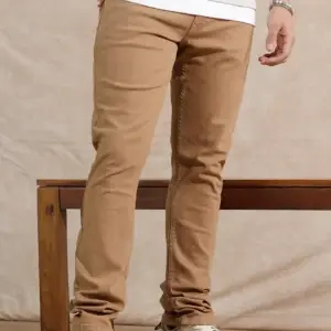 Camel Brown Slim Fit Jeans